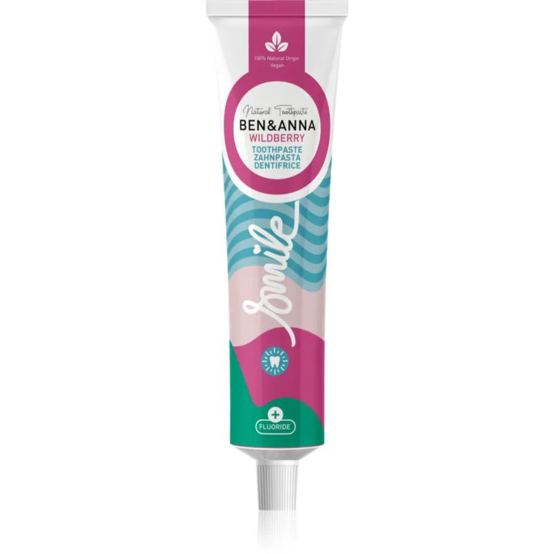 BEN&ANNA Toothpaste Wild Berry φυσική οδοντόπαστα 75 ml