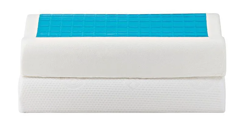 Beauty Home Μαξιλάρι ύπνου Gel Memory Foam Art 4028 Μέτριο 58x38x12 Λευκό