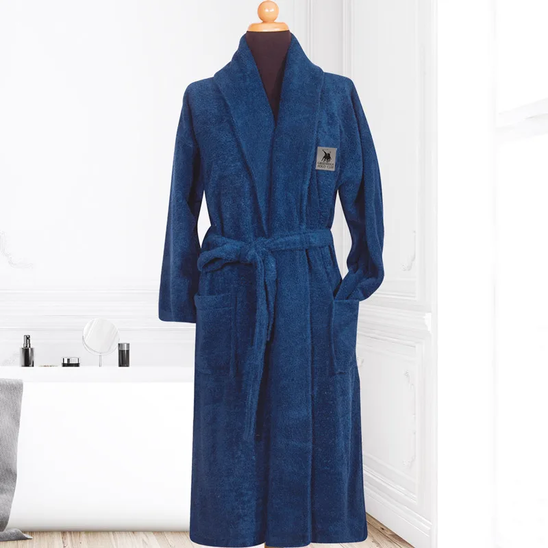 Μπουρνούζι Greenwich Polo Cozy 3206 Dark Blue - MEDIUM