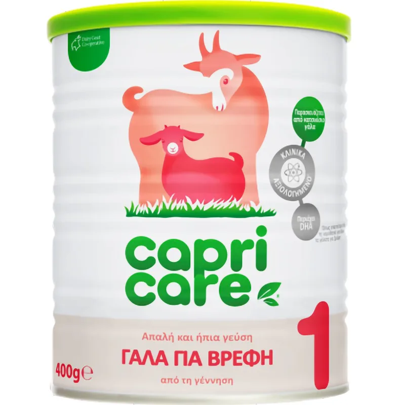 Capricare 1 Goat Infant Milk 0-6m Κατσικίσιο Γάλα 1ης Βρεφικής Ηλικίας σε Σκόνη έως τον 6ο Μήνα 400g