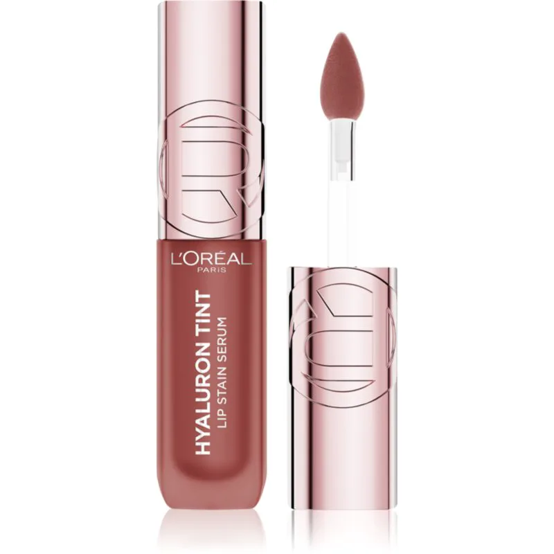 L’Oréal Paris Hyaluron Tint Lip Stain Serum υγρό κραγιόν με ενυδατικό αποτέλεσμα απόχρωση 640 Tea Time 5 ml