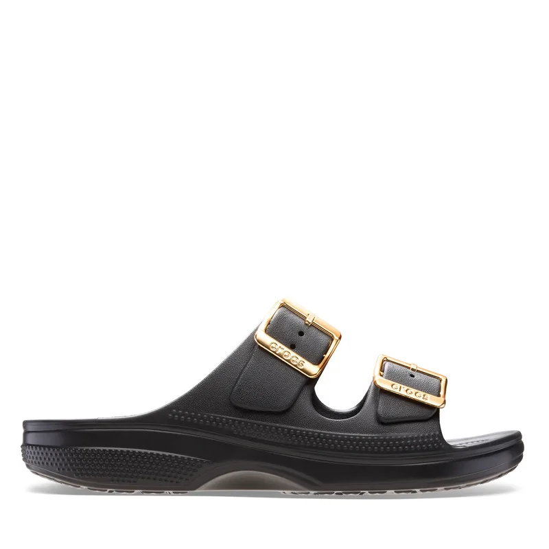 Παντόφλες Crocs Saturday Sandal Metallic Buckle 213316 Μαύρο