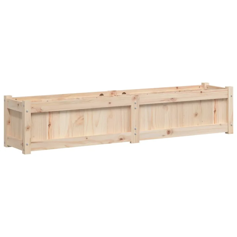 vidaXL Ζαρντινιέρα 150 x 31 x 31 εκ. από Μασίφ Ξύλο Πεύκου