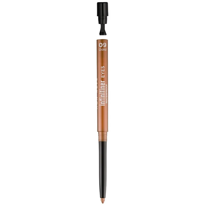 Mon Reve Infiniliner Eyes Waterproof Eye Gel Pencil Αδιάβροχο Μαλακό Κρεμώδες Μολύβι Ματιών Μακράς Διάρκειας 0.3g - 09 Χρυσό