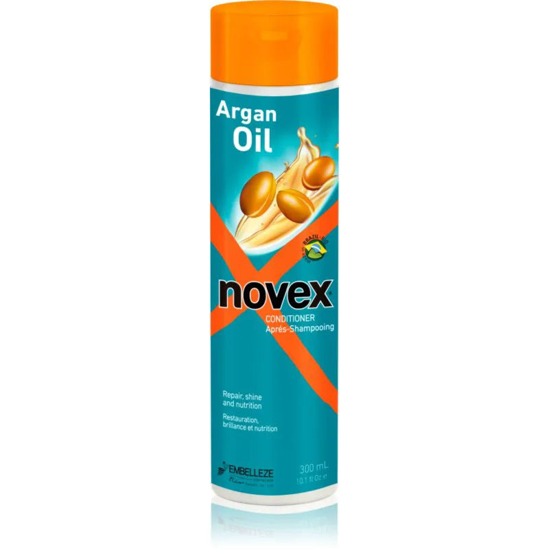 Novex Argan Oil ενυδατικό μαλακτικό για ατίθασα και κρεπαρισμένα μαλλιά 300 ml