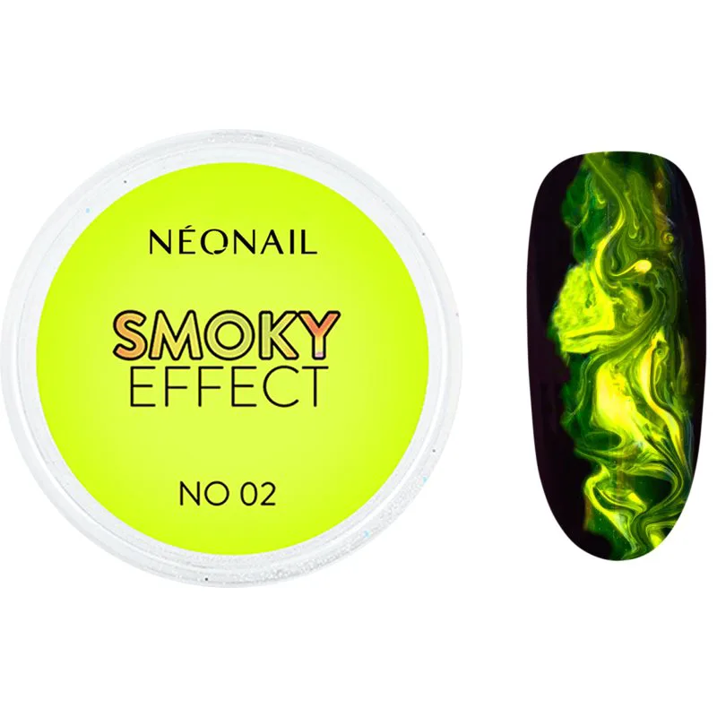 NEONAIL Effect Smoky πούδρα με χρώμα Για τα νύχια απόχρωση No. 02 Yellow 2 γρ