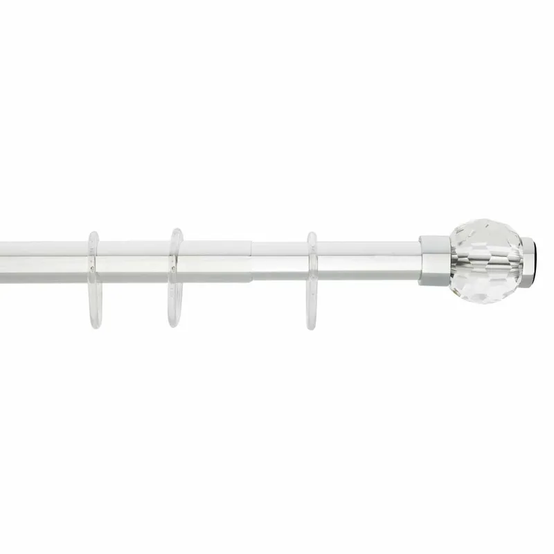 Πτυσσόμενος Βραχίονας Μπάνιου 75-125cm Grekon 1220 Crystal Sfera