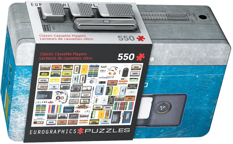 Puzzle 550τμχ Cassette Player Μεταλλική Συσκευασία