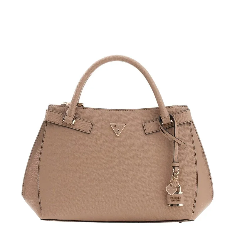 GUESS SERENOVA GIRLFRIEND SATCHEL ΤΣΑΝΤΑ ΓΥΝΑΙΚΕΙΟ HWZG8091060 PALE MOCHA