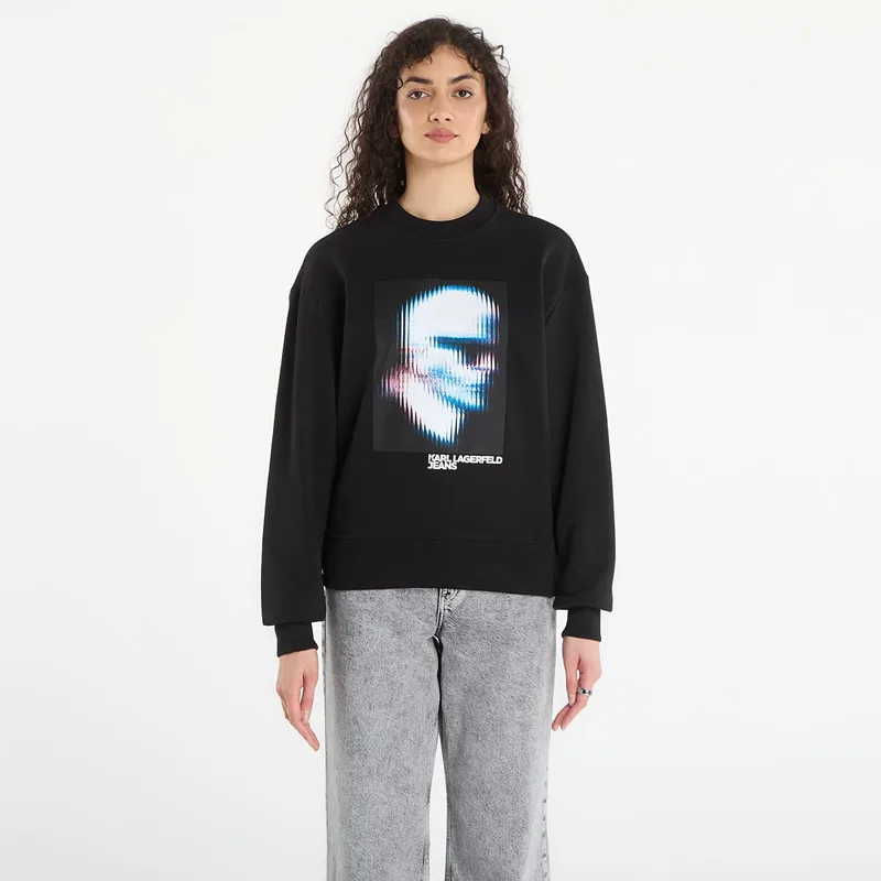 Φούτερ Karl Lagerfeld Jeans Relaxed Karl Sweat Black M