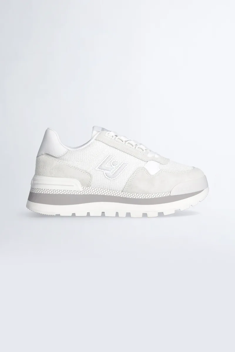 Liu Jo γυναικεία sneakers με suede λεπτομέρειες - BA3119PX027 Λευκό