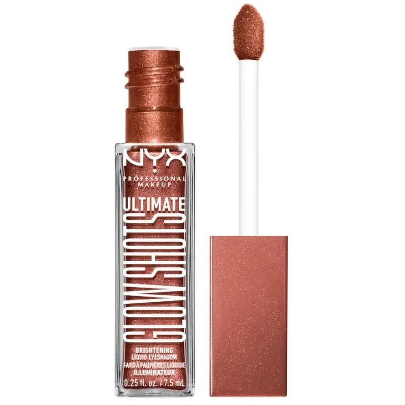 Nyx Professional Makeup Ultimate Glow Shots Liquid Eye Shadows 7,5ml Υγρή Σκιά Ματιών για Λάμψη Έως & 12 Ώρες Διάρκεια 1 Τεμάχιο - Pear Prize
