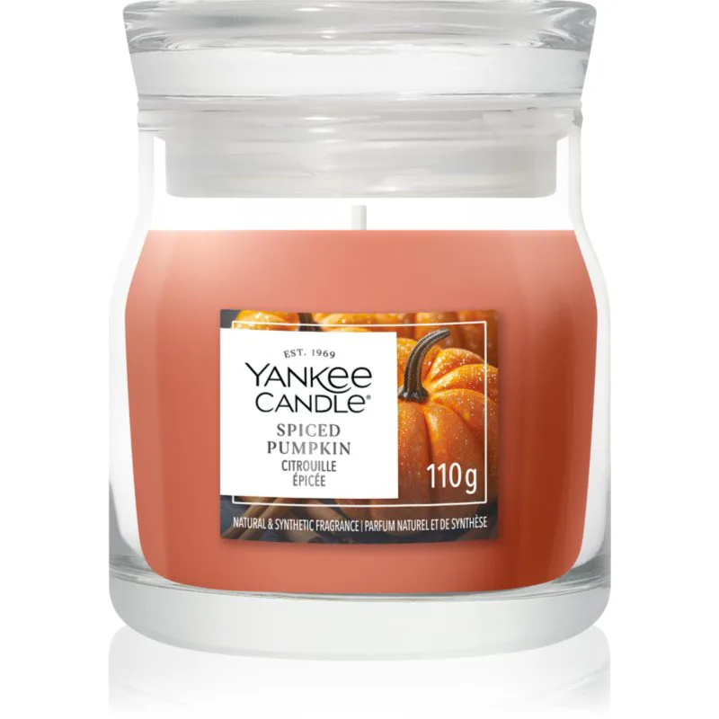 Yankee Candle Spiced Pumpkin αρωματικό κερί Signature 110 γρ