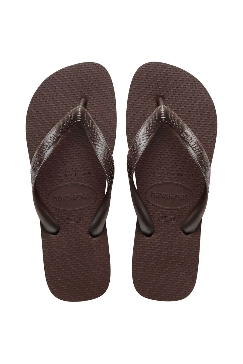 Havaianas γυναικείες σαγιονάρες ''Top Straps'' - 4137428 Καφέ Σκούρο
