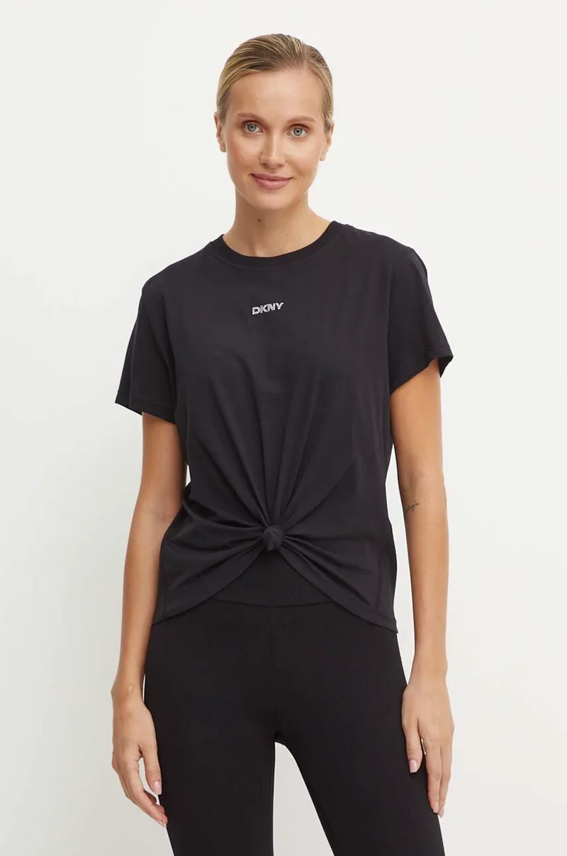 Βαμβακερό μπλουζάκι Dkny