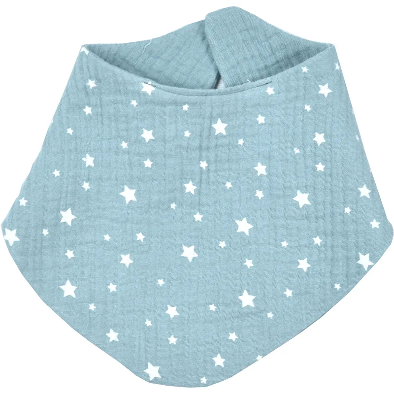 Σαλιάρα Μπαντάνα Μουσελίνα Baby Oliver 371 Blue