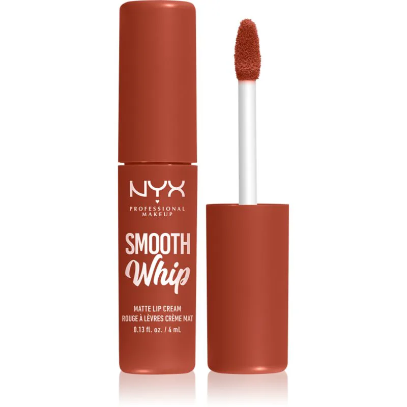 NYX Professional Makeup Smooth Whip Matte Lip Cream βελούδινο κραγιόν με λειαντικό αποτέλεσμα απόχρωση 06 Faux Fur 4 ml