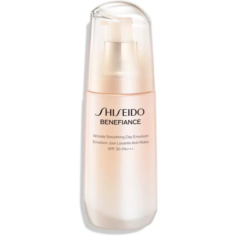 Shiseido Benefiance Wrinkle Smoothing Day Emulsion προστατευτικό γαλάκτωμα κατά της γήρανσης της επιδερμίδας SPF 30 75 ml