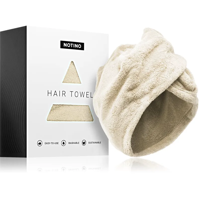Notino Spa Collection Hair Towel πετσέτα για τα μαλλιά Μπεζ 1 τμχ