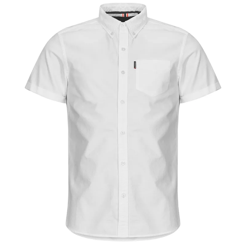 Πουκάμισο με κοντά μανίκια Superdry OXFORD ESSENTIAL