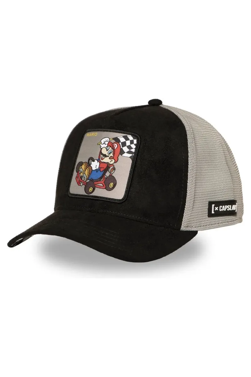 CAPSLAB Καπέλα CAPSLAB X SUPER MARIO - CL/SMK3/1/PCT/CHE - BLACK-CL/SMK3/1/PCT/CHE-BLACK