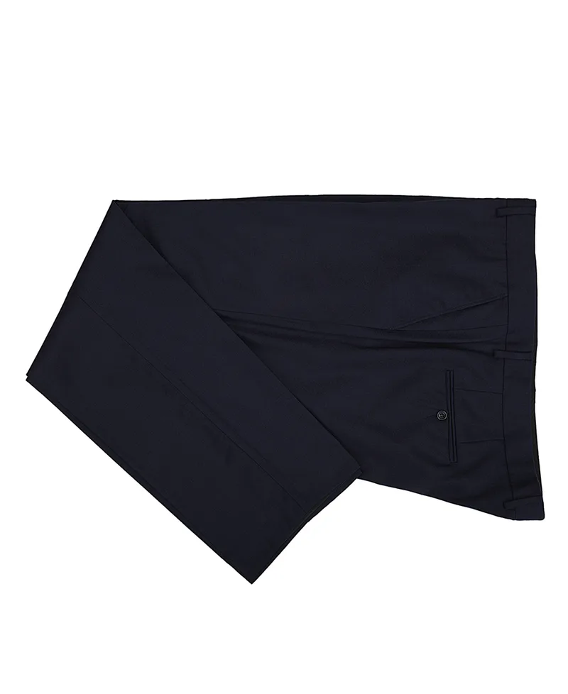 Kaiserhoff Plus Size Ανδρικό Παντελόνι Wool & Cashmere Modern Fit σε Σκούρο Μπλε