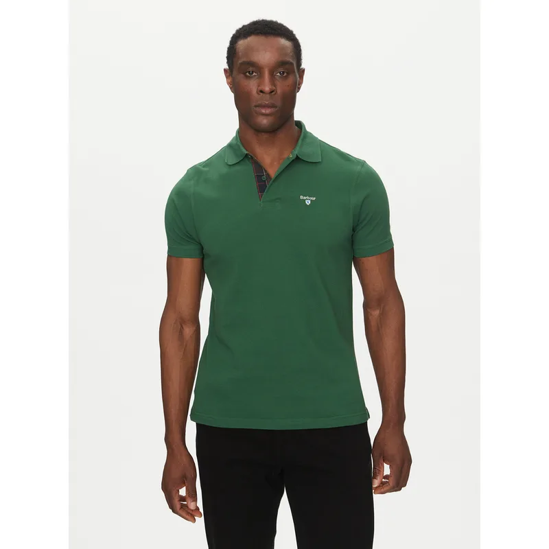 Barbour Polo Tartan MML0012OL72 Πράσινο Regular Fit