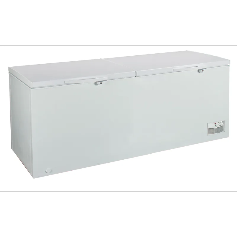 Crown CHF700 E Καταψύκτης Μπαούλο 658lt, E (Υ91xΠ203xΒ72,5cm) Λευκός CHF700 E