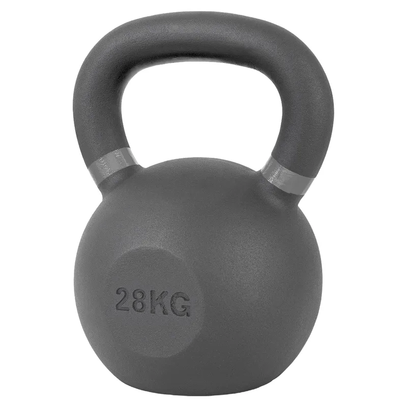 Kettlebell Cast Iron 28kg Μαύρο/Γκρι