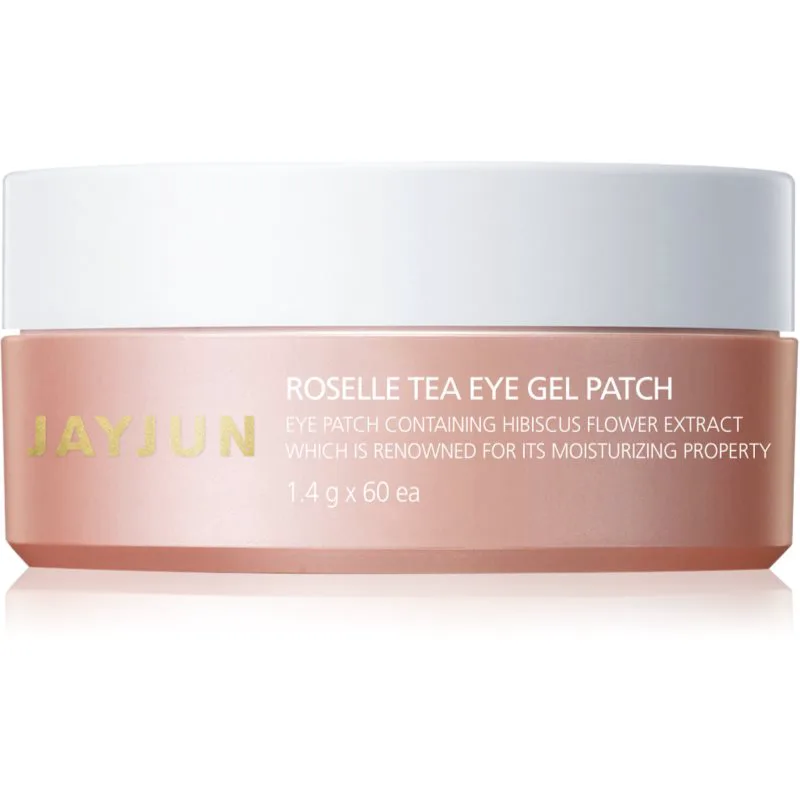 Jayjun Eye Gel Patch Roselle Tea μάσκα υδρογέλης για γύρω από τα μάτια για την αντιμετώπιση του πρηξίματος και των μαύρων κύκλων 60x1.4 γρ