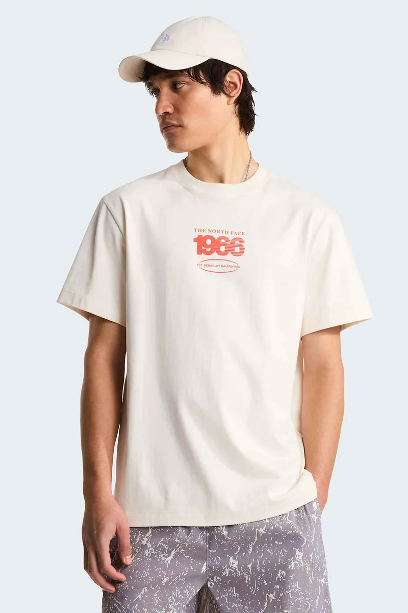 The North Face unisex T-shirt "Track Relaxed" - NF0A8H3CQLI1 Εκρού