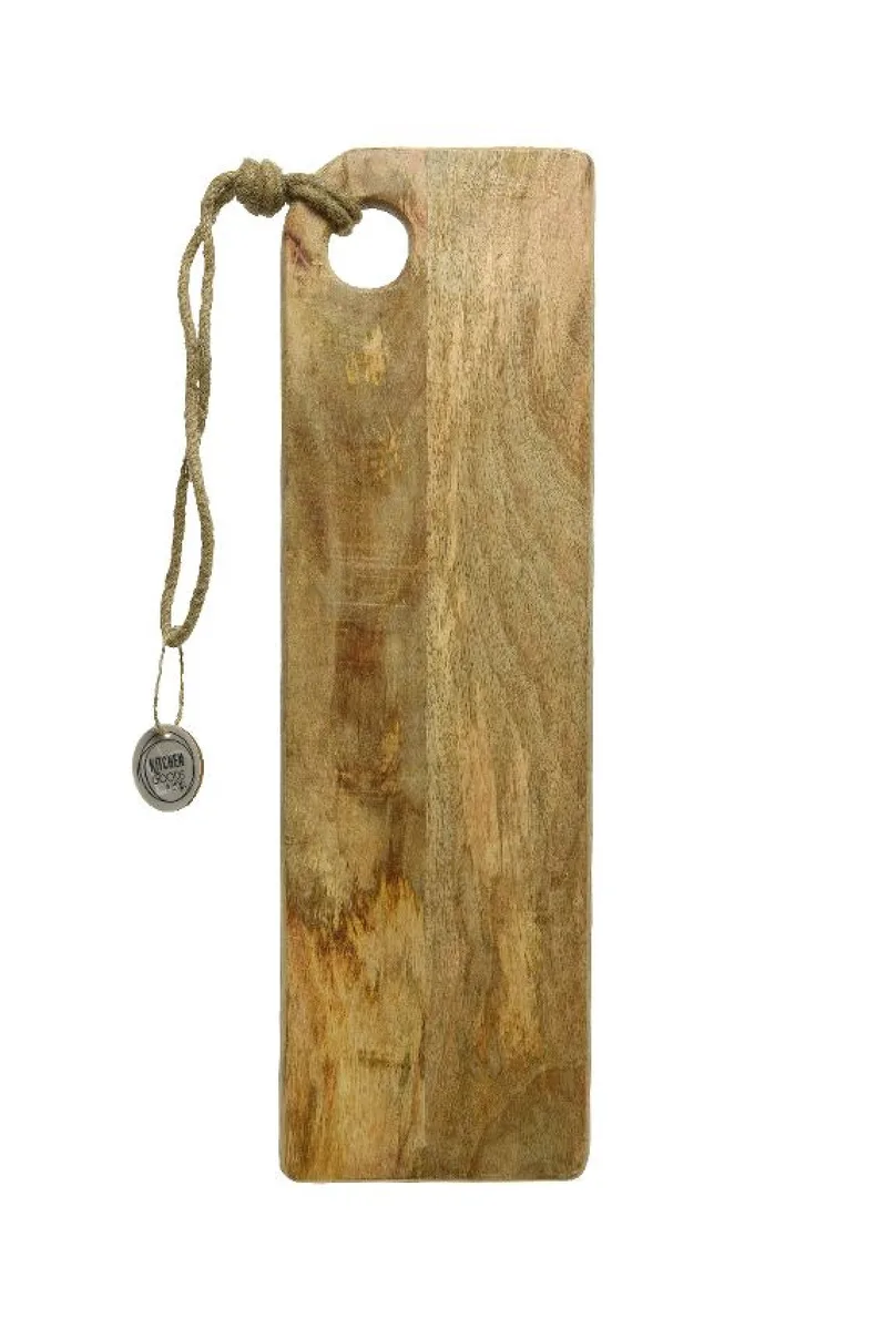 Επιφανεια Σερβιρισματος Απο Μανγκο 18x58x2cm Μονόχρωμο Kaeming