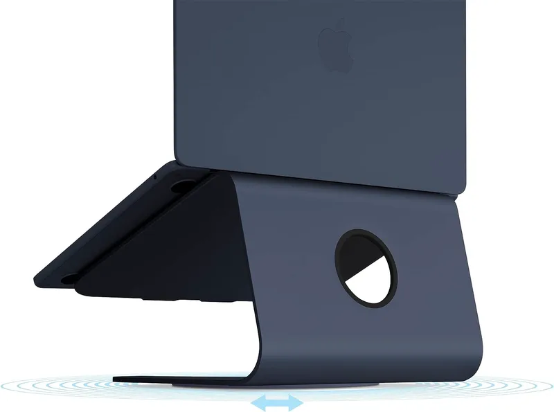 Rain Design mStand 360 - Βάση Αλουμινίου για Laptop έως 17" με Περιστρεφόμενη Βάση - Midnight (891607000995)