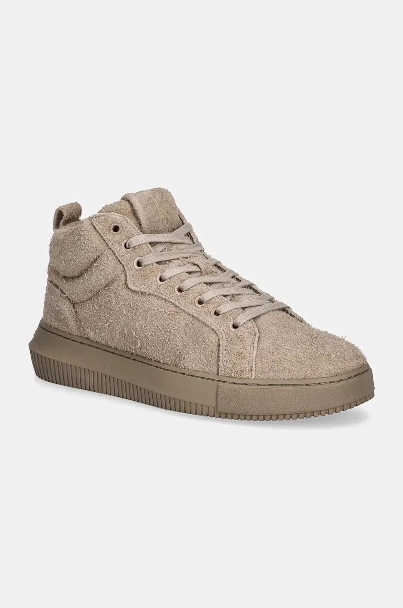 Σουέτ sneakers Calvin Klein Jeans CHUNKY CUPSOLE HIGH SUEDE