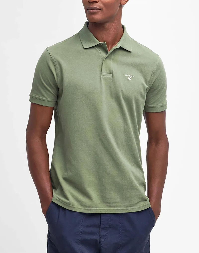 BARBOUR ΜΠΛΟΥΖΑ POLO MML1367-BROL39.1 Olive