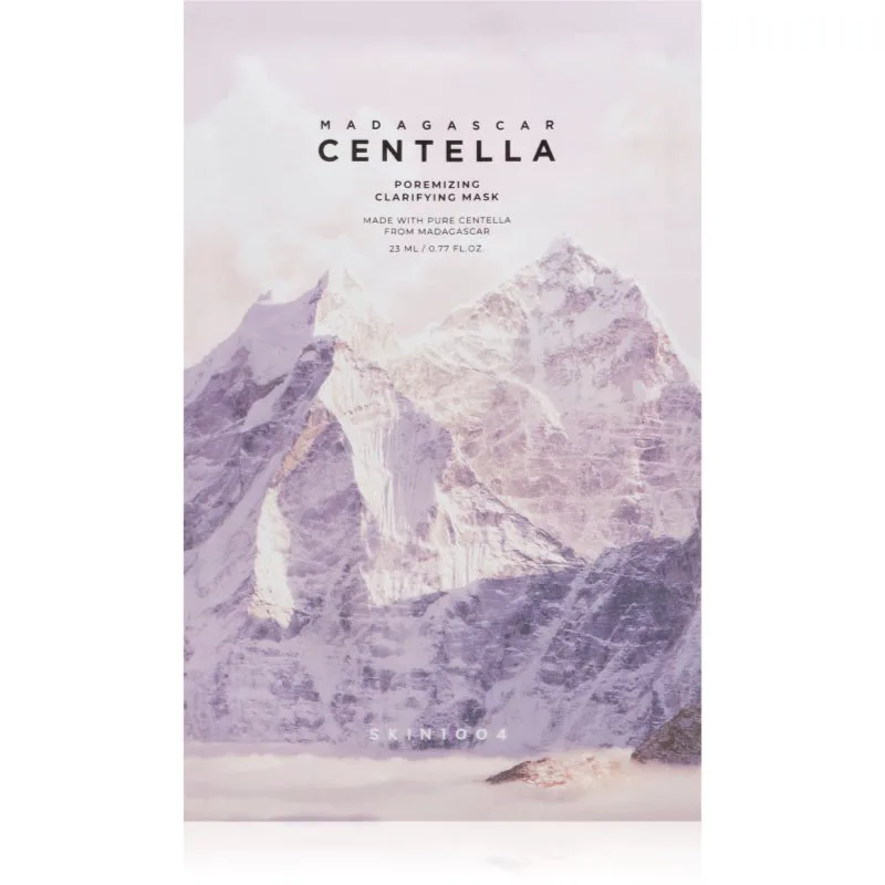 SKIN1004 Madagascar Centella Poremizing Clarifying Mask φύλλο μάσκας για την ελαχιστοποίηση των πόρων 23 ml