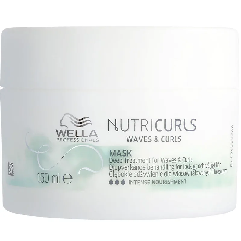 Wella Professionals Nutricurls Intense Nourishment Mask for Waves & Curls Μάσκα Εντατικής Θρέψης για Κυματιστά Μαλλιά & Μπούκλες 150ml