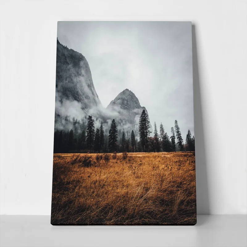 Πίνακας σε Καμβά RUSTIC FARMHOUSE MOUNTAIN LIFE 2