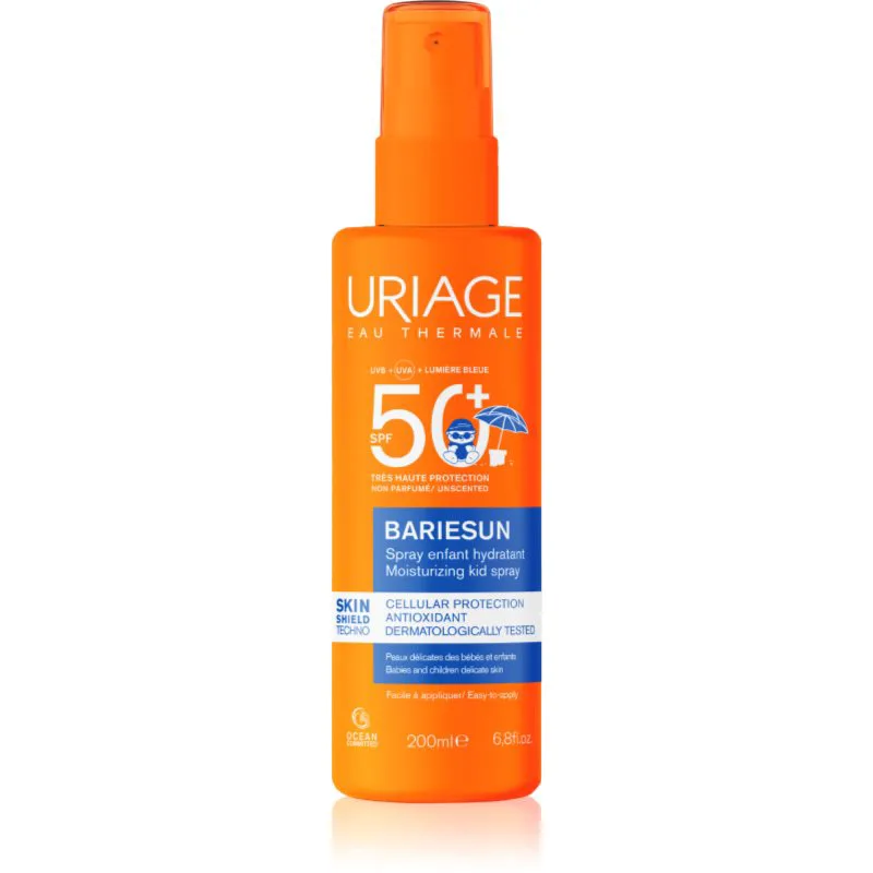 Uriage Bariésun Moisturizing Kid Spray SPF50+ παιδικό αντηλιακό σπρέι SPF 50+ 200 ml