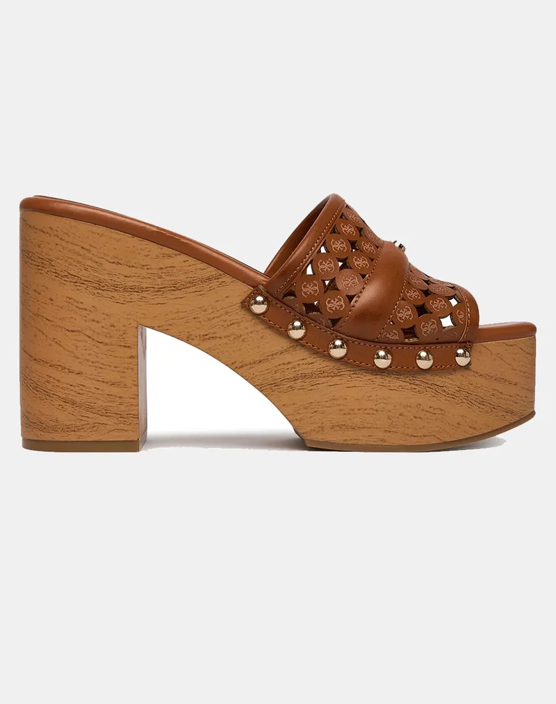 GUESS QUILL2 ΠΑΠΟΥΤΣΙ ΓΥΝΑΙΚΕΙΟ FLJ2LLLEA04-BROWN Brown