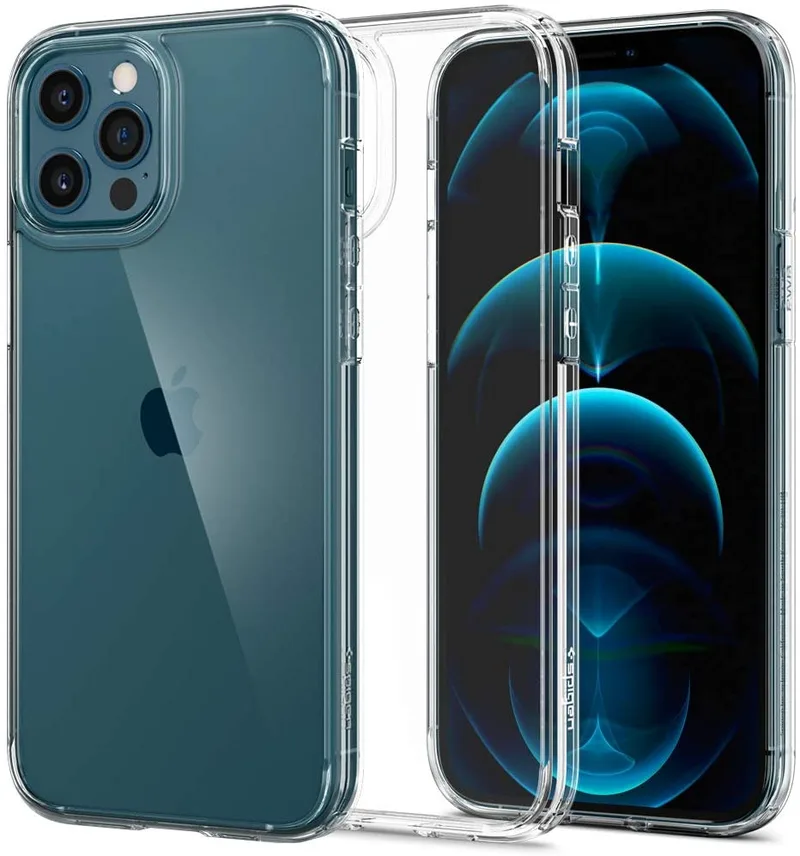 Spigen Θήκη Ultra Hybrid Apple iPhone 12 Pro Max - Crystal Clear (ACS01618)