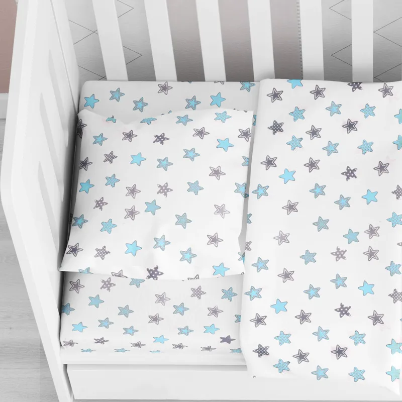Βρεφική Μαξιλαροθήκη 35x45 Dimcol Star 104 Blue 35x45
