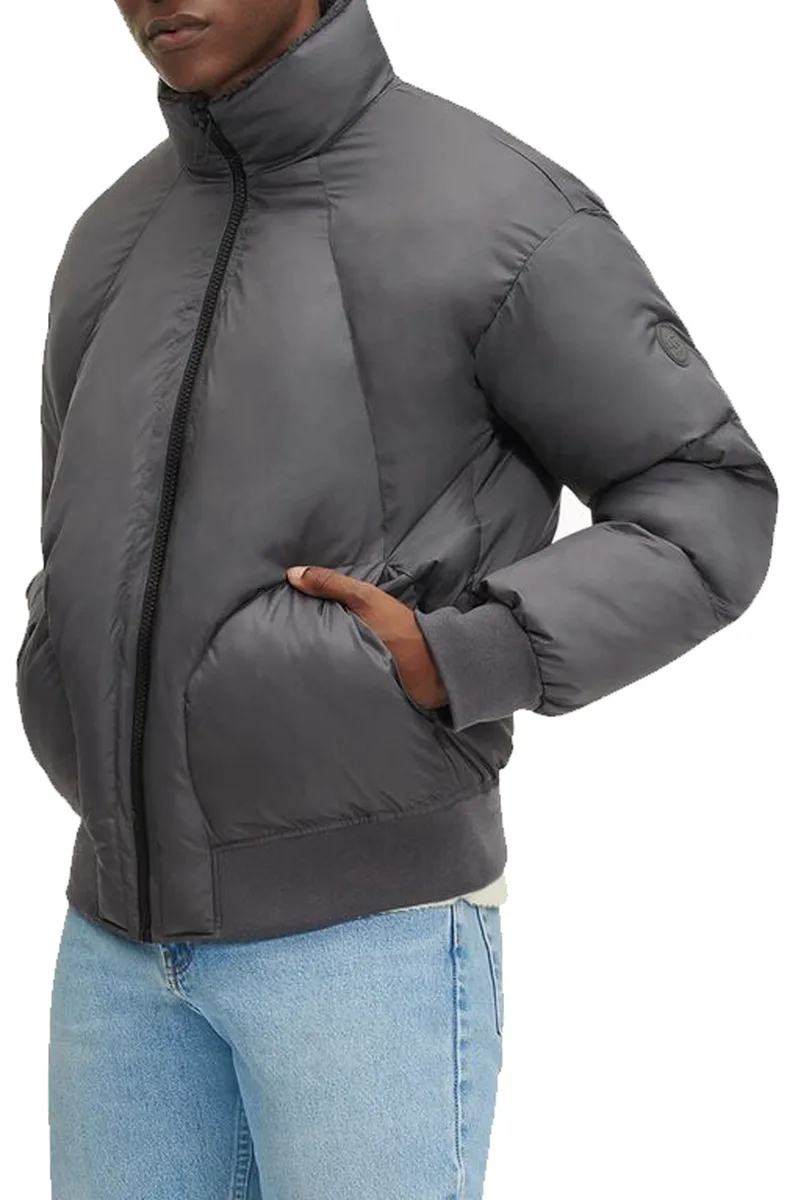 Μπουφάν Ugg Damion Sherpa Puffer 1132330-Dark Ash Ανδρικό