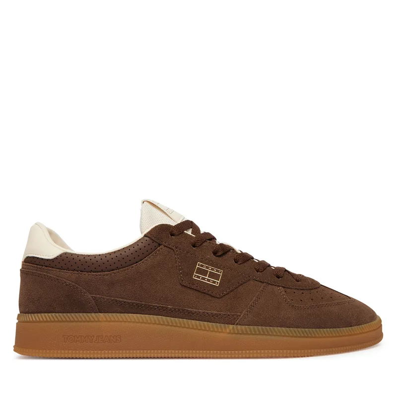 Αθλητικά Tommy Jeans The Greenwich Edge Suede EM0EM01732 Σκούρο καφέ