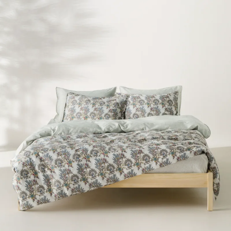 Σεντόνια King Size (Σετ) 270X270 Kentia Parrot Χωρίς Λάστιχο (270x270)