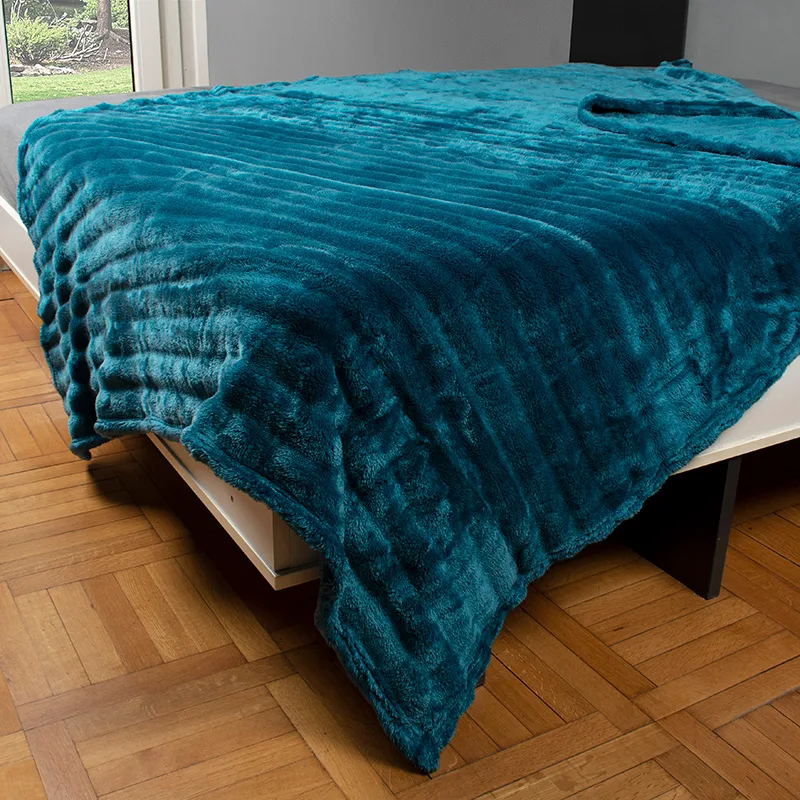 Κουβέρτα Fleece Μονή 160X220 Dimcol Ριγέ 13 (160x220)