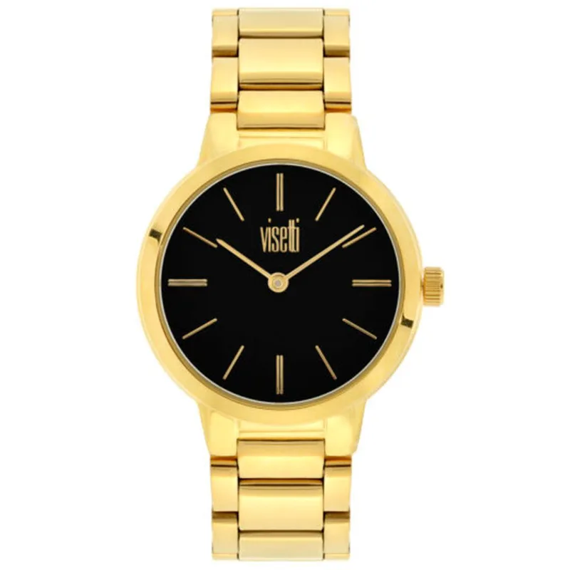 Ρολόι Γυναικείο Yellow Stainless Steel Bracelet SW001GB Visetti
