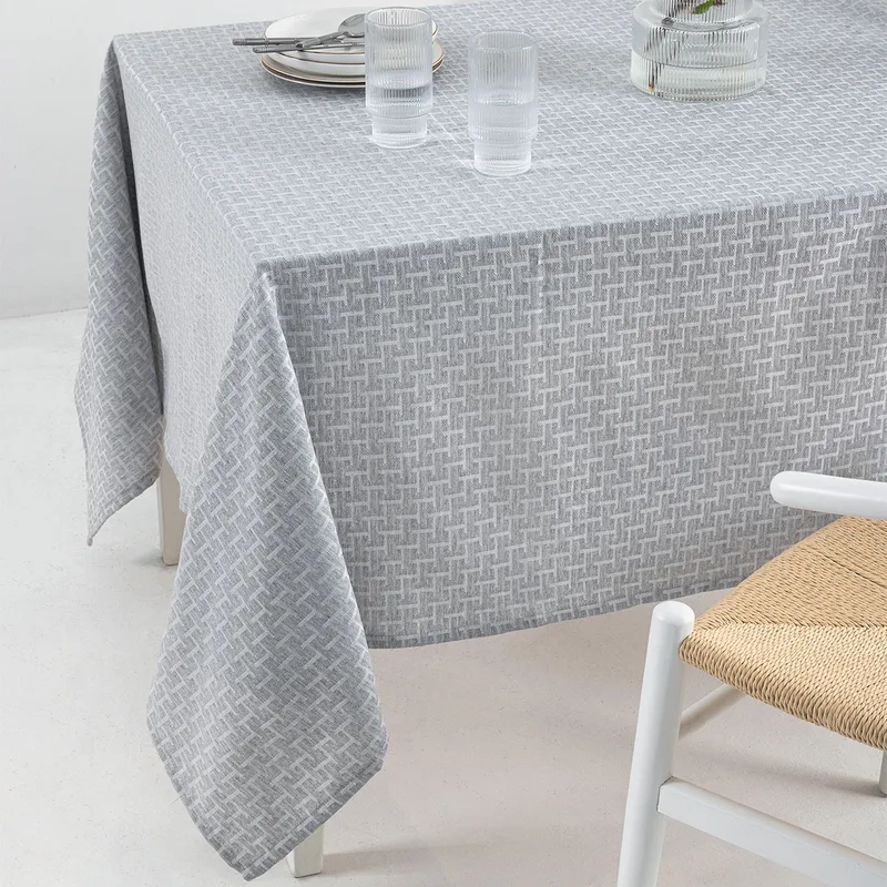 Αλέκιαστο Τραπεζομάντηλο (175x320) Palamaiki Milly Grey