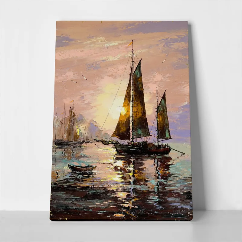 Πινακας σε καμβά SAILING BOAT 2