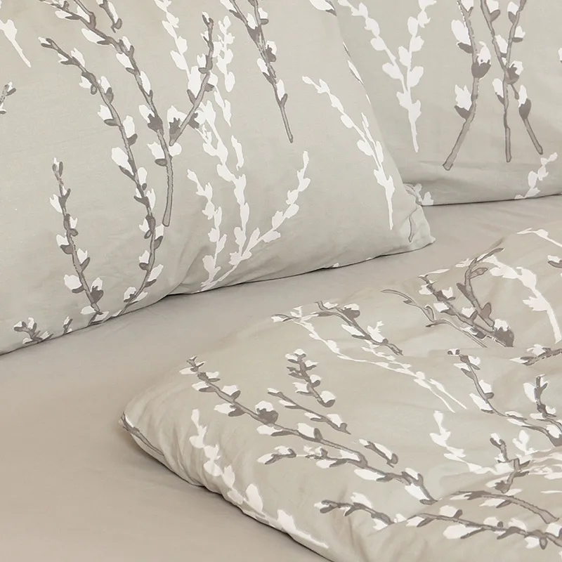 Μαξιλαροθήκες Ζεύγος 50X70 Sunshine Cotton Feelings 2054 Grey (50x70)